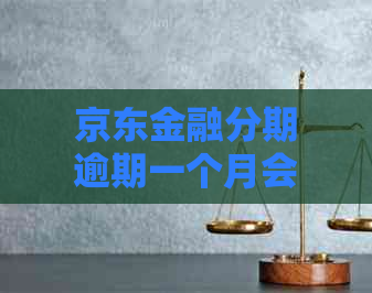 京东金融分期逾期一个月会怎么样