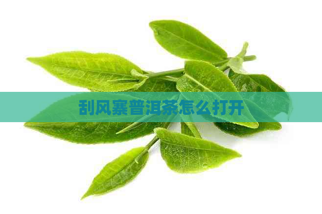 刮风寨普洱茶怎么打开