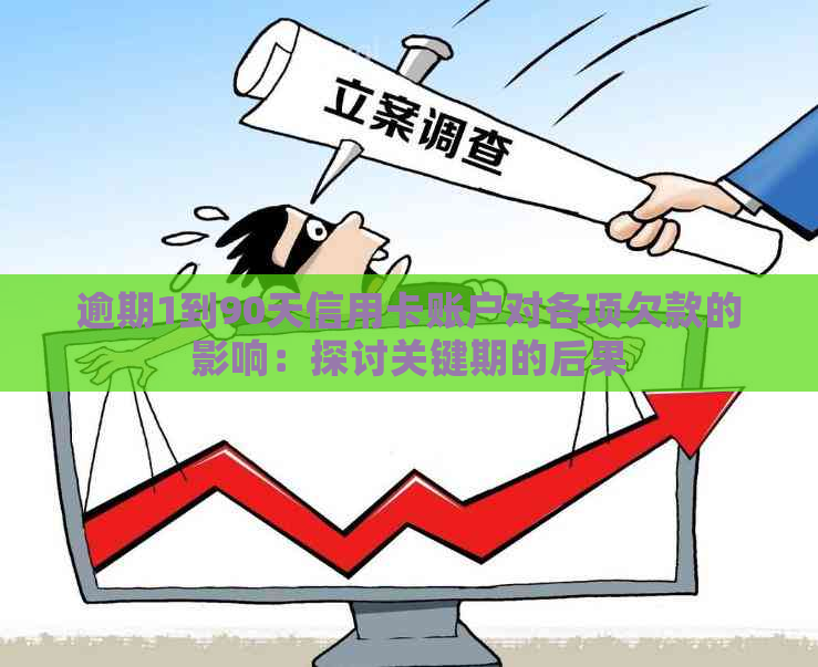 逾期1到90天信用卡账户对各项欠款的影响：探讨关键期的后果