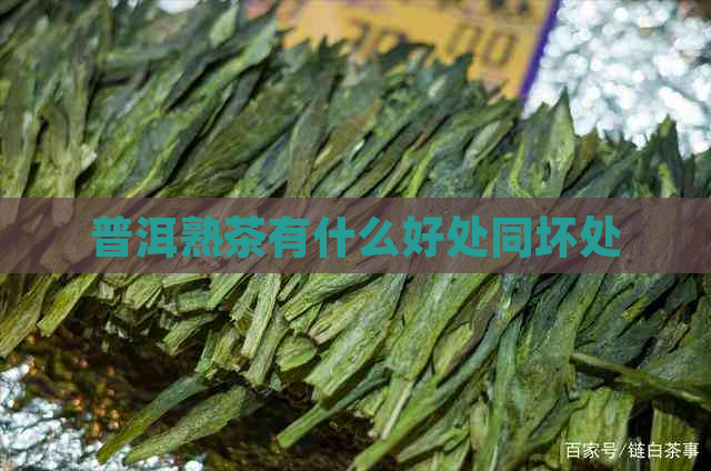 普洱熟茶有什么好处同坏处