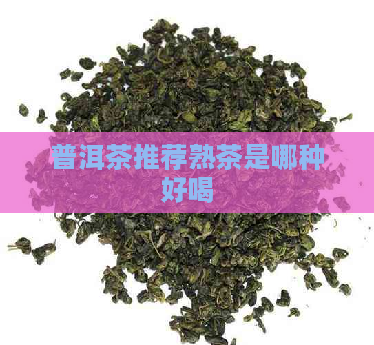 普洱茶推荐熟茶是哪种好喝