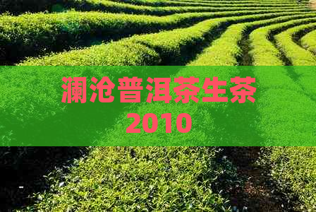 澜沧普洱茶生茶2010