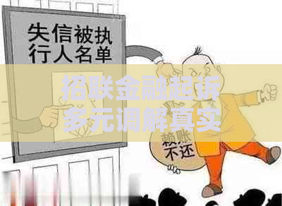 招联金融起诉多元调解真实案例揭秘