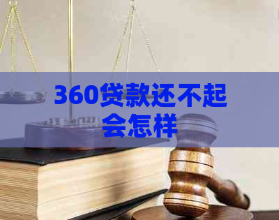 360贷款还不起会怎样