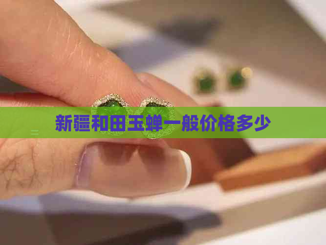 新疆和田玉蝉一般价格多少