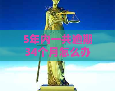 5年内一共逾期34个月怎么办