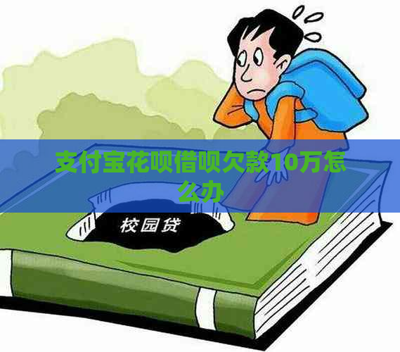 支付宝花呗借呗欠款10万怎么办