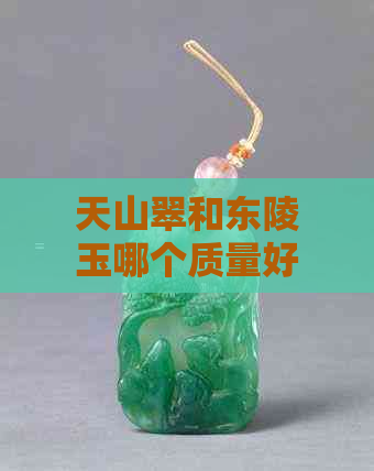 天山翠和东陵玉哪个质量好