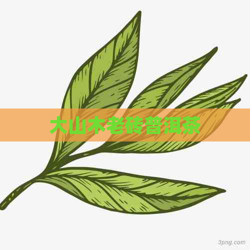 大山木老砖普洱茶