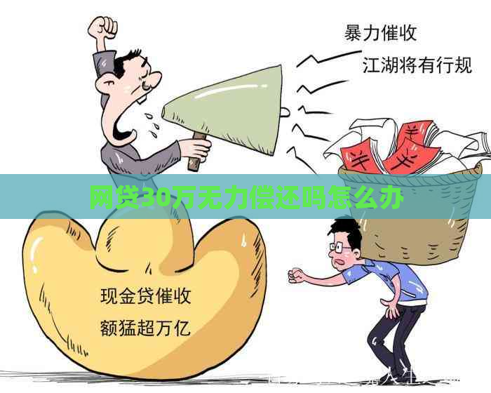 网贷30万无力偿还吗怎么办