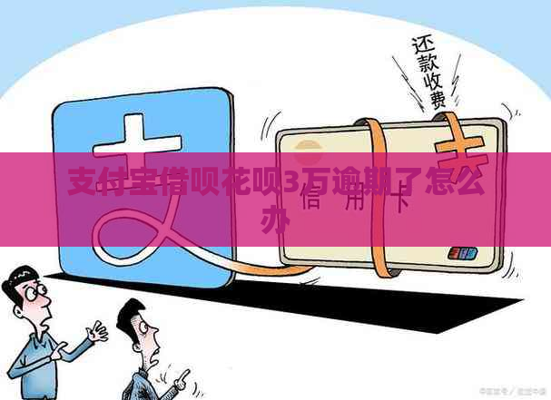 支付宝借呗花呗3万逾期了怎么办