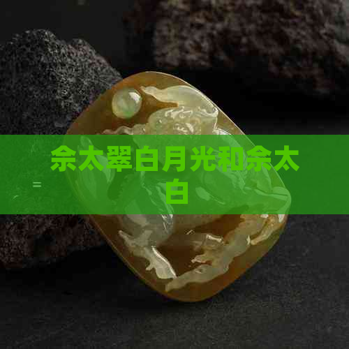 佘太翠白月光和佘太白