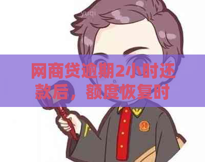 网商贷逾期2小时还款后，额度恢复时间及影响因素全解析