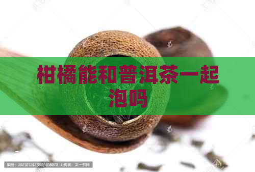 柑橘能和普洱茶一起泡吗