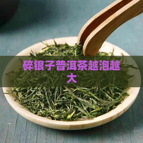 碎银子普洱茶越泡越大