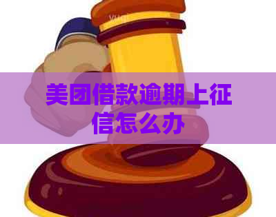 美团借款逾期上怎么办