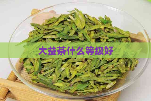 大益茶什么等级好