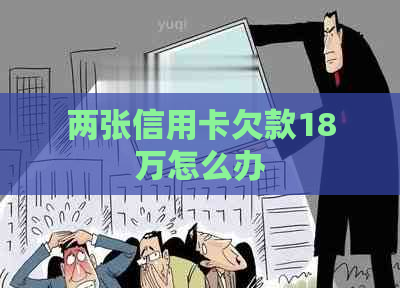 两张信用卡欠款18万怎么办