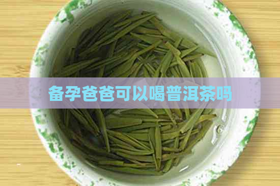 备孕爸爸可以喝普洱茶吗