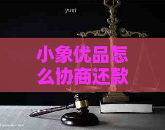 小象优品怎么协商还款本金