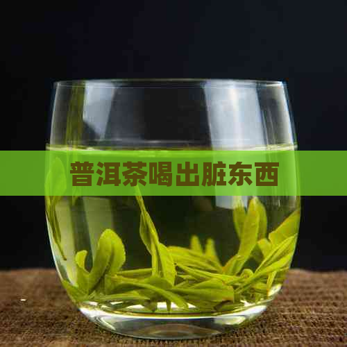 普洱茶喝出脏东西