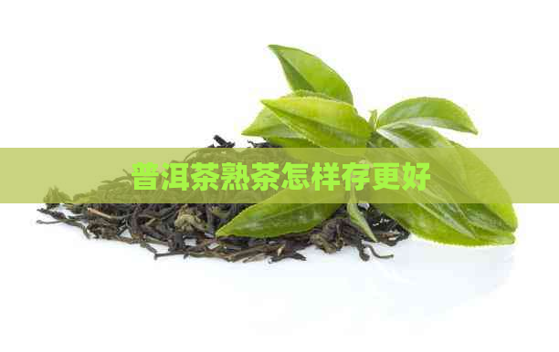 普洱茶熟茶怎样存更好