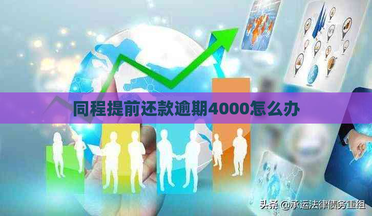 同程提前还款逾期4000怎么办