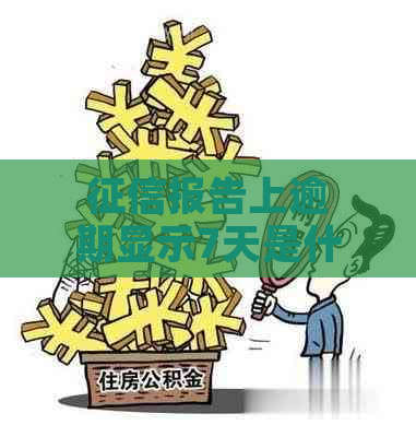 报告上逾期显示7天是什么意思