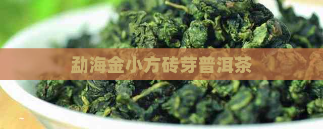 勐海金小方砖芽普洱茶