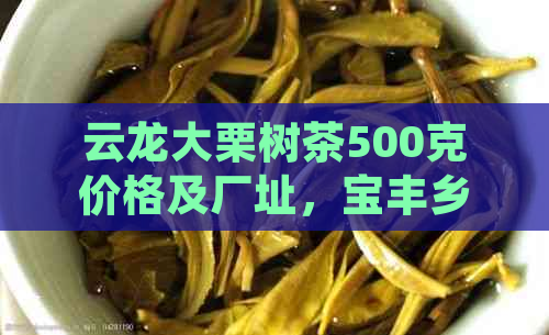 云龙大栗树茶500克价格及厂址，宝丰乡大栗树茶厂绿茶。