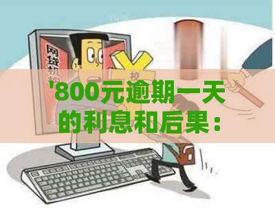 '800元逾期一天的利息和后果：超出预算的影响与解决策略'