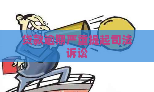 贷款逾期严重提起司法诉讼