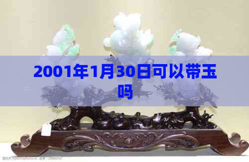 2001年1月30日可以带玉吗