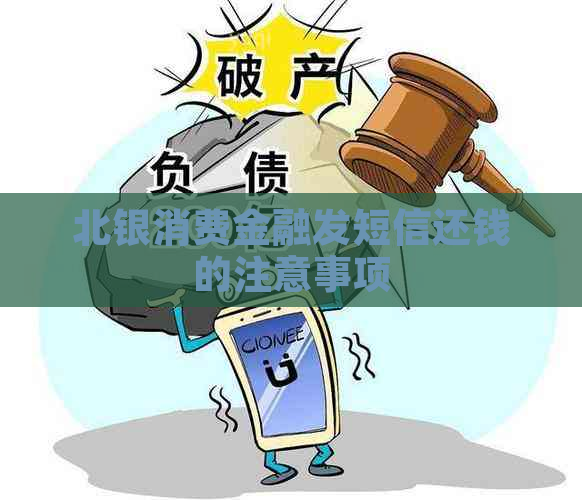 北银消费金融发短信还钱的注意事项