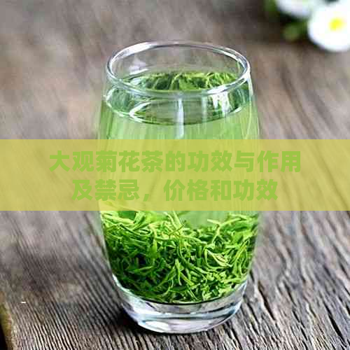 大观菊花茶的功效与作用及禁忌，价格和功效