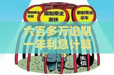 六百多万逾期一年利息计算公式及具体金额