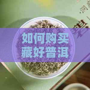 如何购买藏好普洱茶饼价格