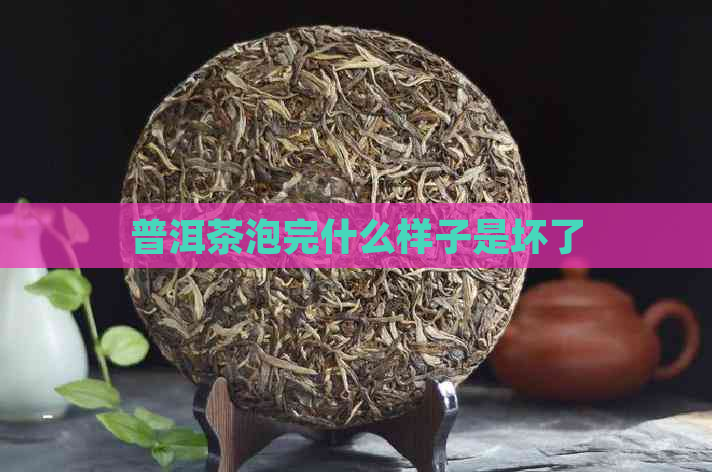 普洱茶泡完什么样子是坏了