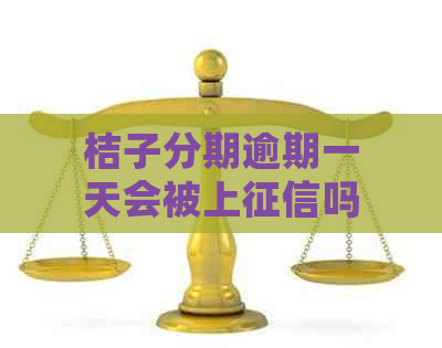 桔子分期逾期一天会被上吗