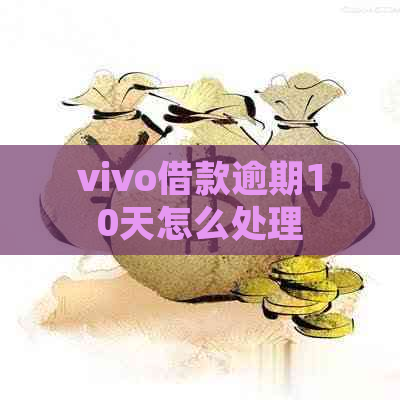 vivo借款逾期10天怎么处理