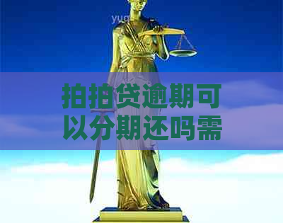 逾期可以分期还吗需注意哪些事项