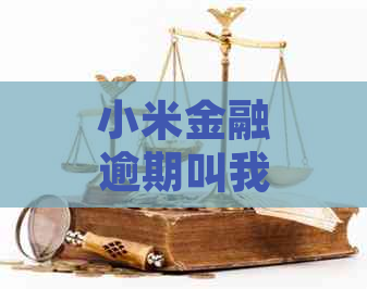 小米金融逾期叫我全部还完