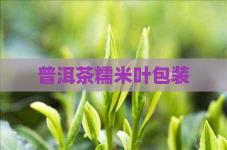 普洱茶糯米叶包装