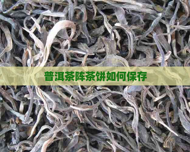 普洱茶阵茶饼如何保存