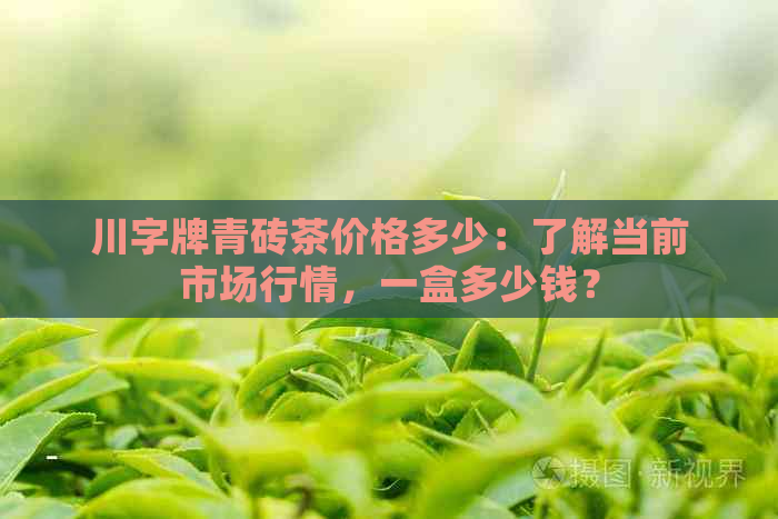 川字牌青砖茶价格多少：了解当前市场行情，一盒多少钱？