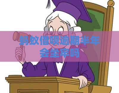 蚂蚁借呗逾期半年会坐牢吗