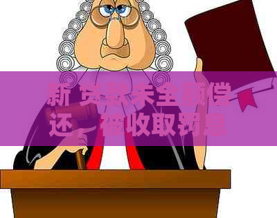 新 贷款未全额偿还，被收取罚息？如何合法追回？