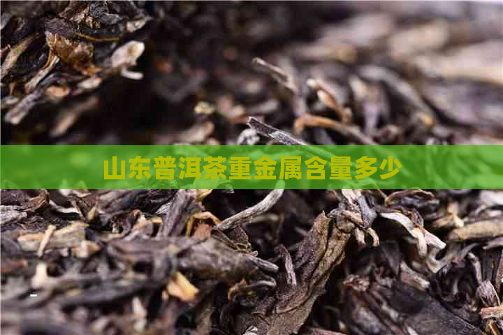 山东普洱茶重金属含量多少