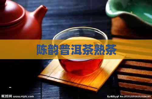 陈韵普洱茶熟茶