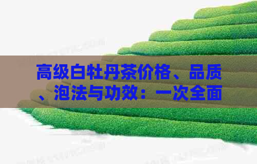 高级白牡丹茶价格、品质、泡法与功效：一次全面解答，让你轻松选购和品鉴